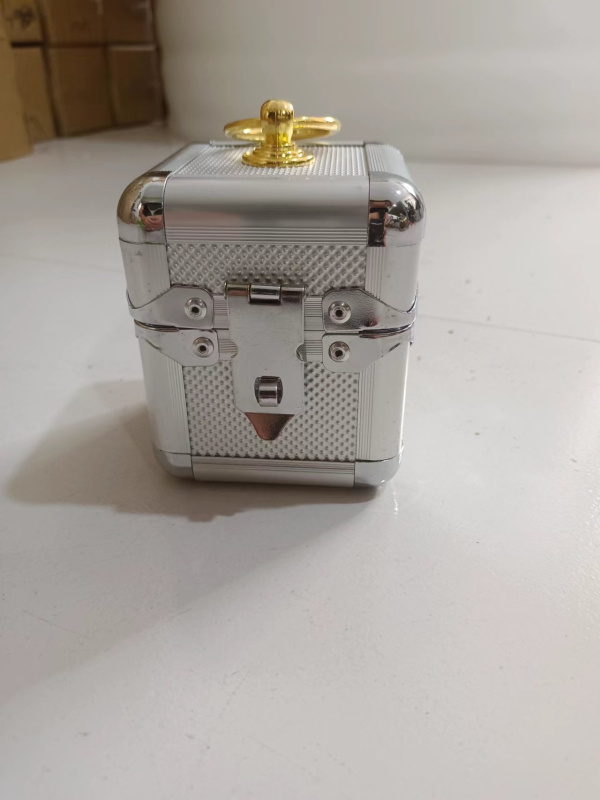 Cutie pentru fișiere din aliaj de aluminiu, încuietoare cu două parole, portabilă — siguranță pentru unelte și echipamente, cutie mare de depozitare multifuncțională.