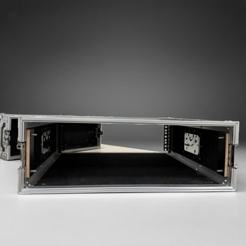 Carcasă zburătoare din aliaj de aluminiu pentru echipamente audio, strat unic, fără roți, rack de amplificator