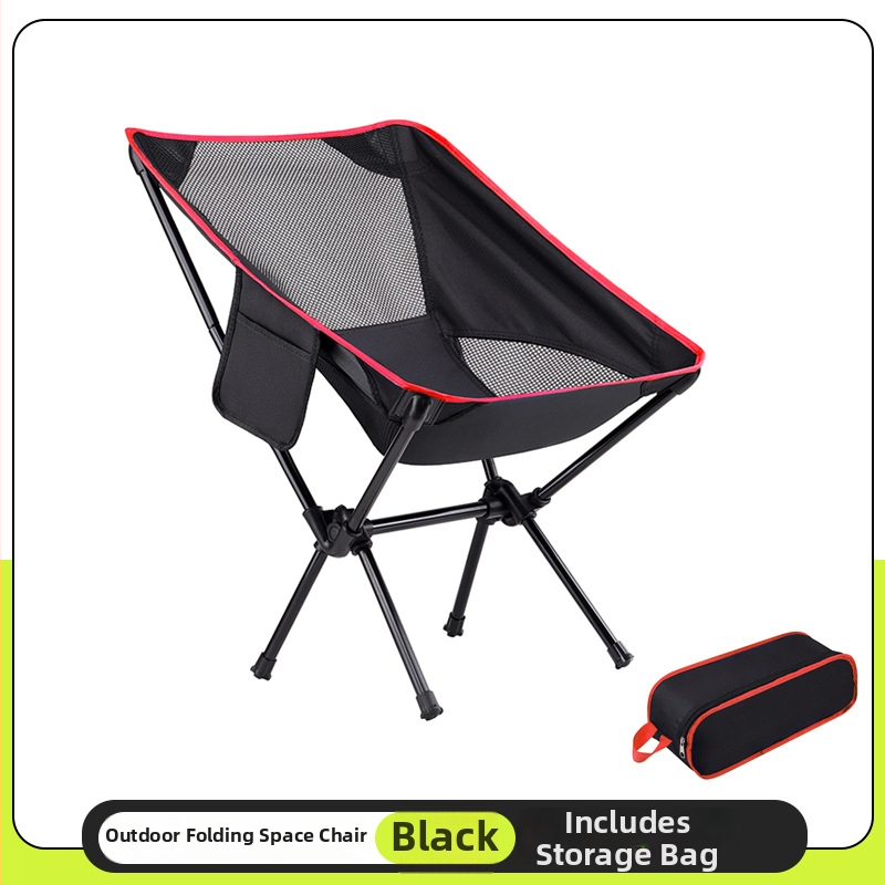 Moon Chair εξωτερικού χώρου για κάμπινγκ – ελαφρύ πτυσσόμενο κάθισμα από ανθρακούχο χάλυβα, με προσαρμοσμένη επεξεργασία