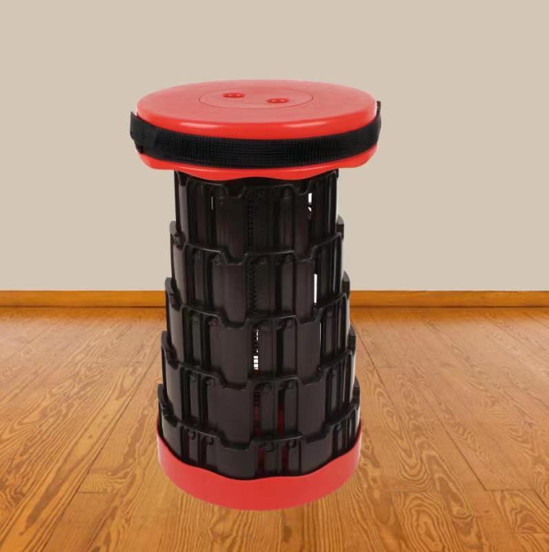 Taburet pliabil de exterior din plastic, design telescopic retractabil, PP material, origine Hebei