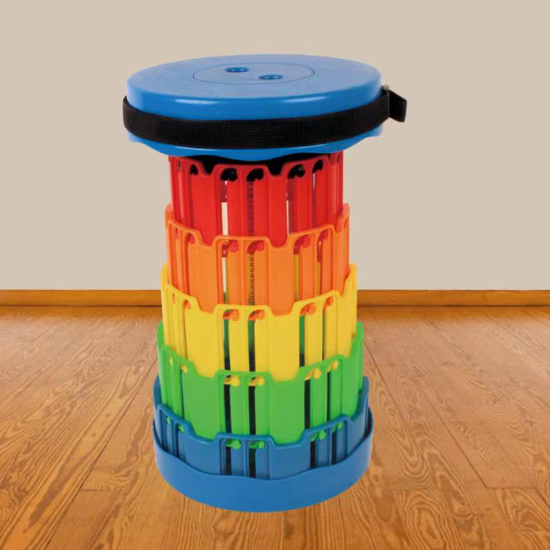 Taburet pliabil de exterior din plastic, design telescopic retractabil, PP material, origine Hebei