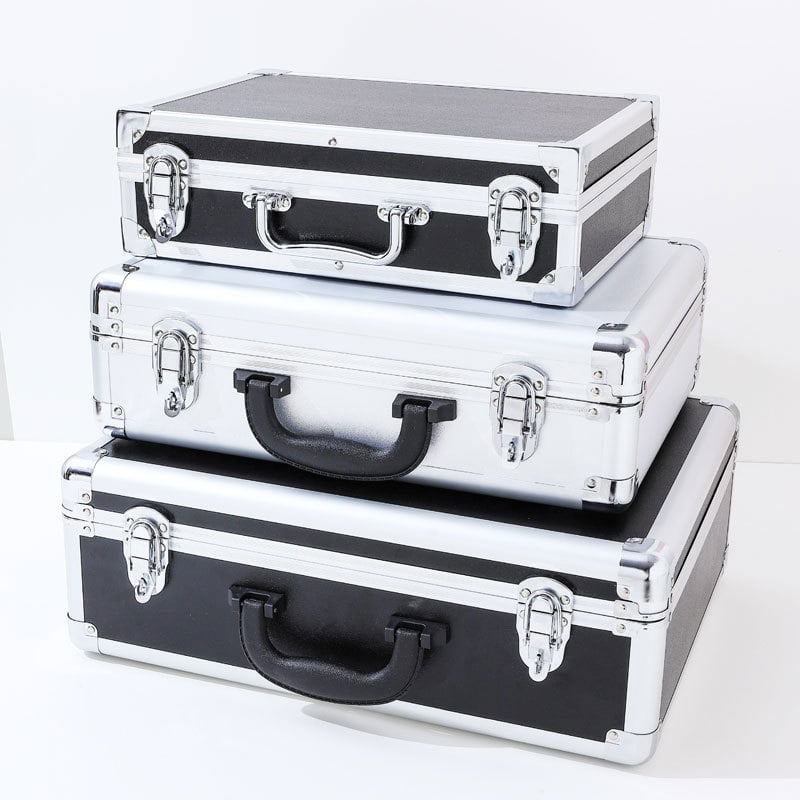 Prijenosna kutija za alat od aluminijske legure s otpornošću na vlagu i vodu, pogodna za alate, instrumente, električnu opremu i fotografsku opremu