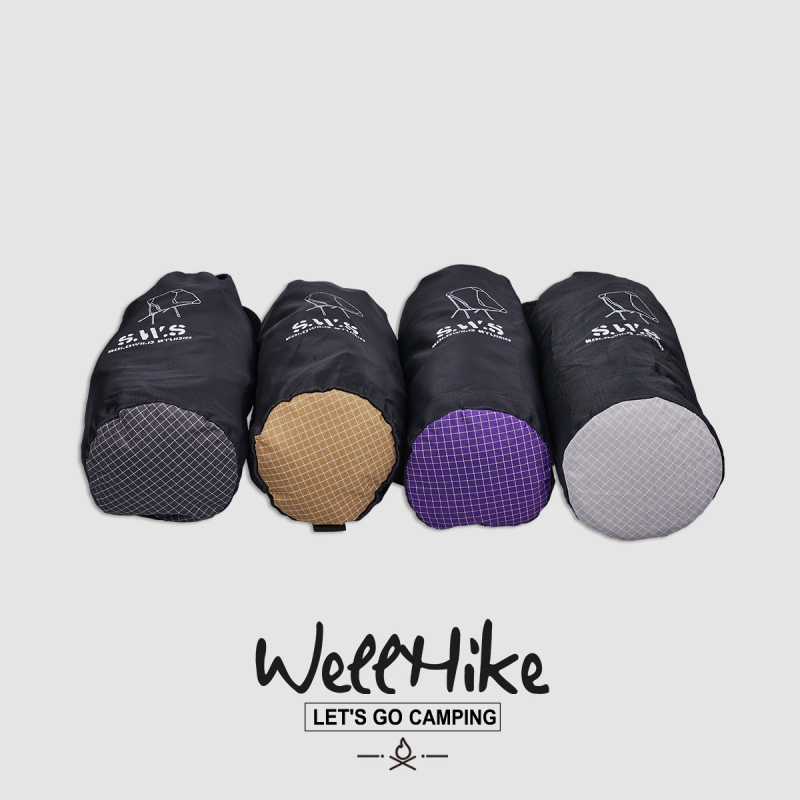 WELLHIKE Moon Chair od aluminijske legure, sklopiva za kampiranje