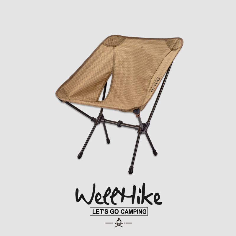 WELLHIKE Moon Chair od aluminijske legure, sklopiva za kampiranje
