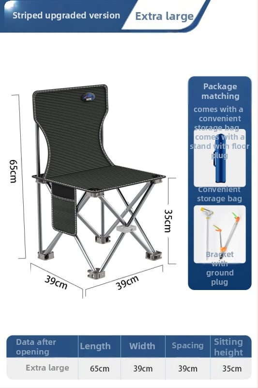 Kemping összecsukható horgászszék háttámlával külső használatra (Márka: Good fishing; Anyag: fém; Összecsukható: Igen; Piacra kerülés éve: 2023)