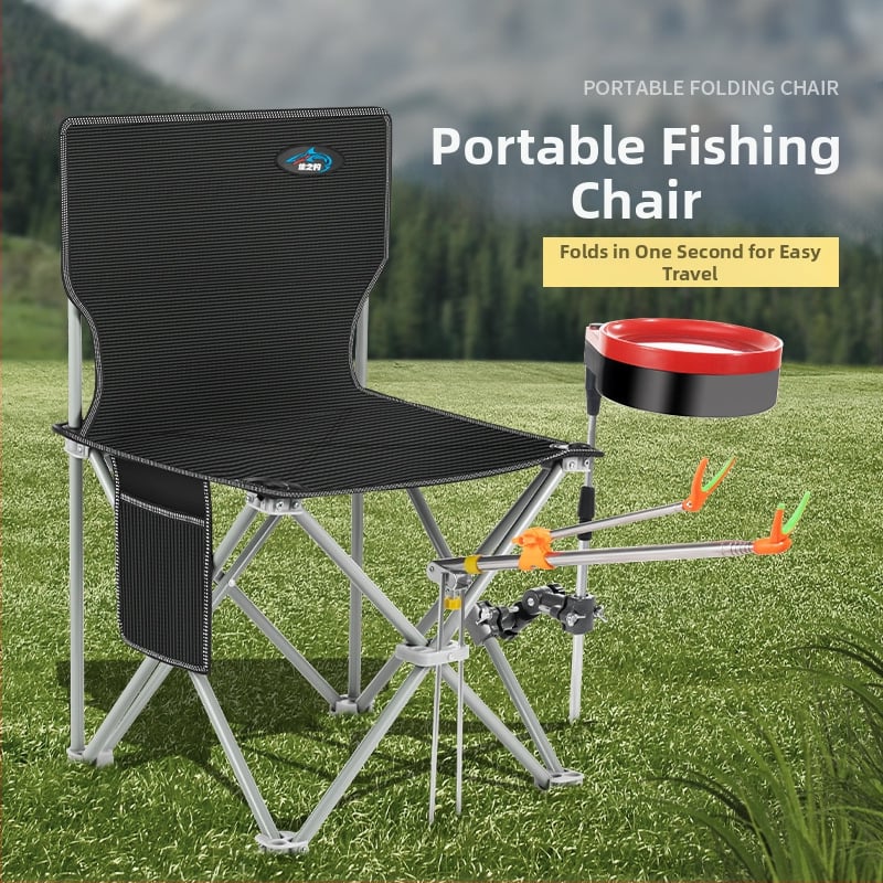 Kemping összecsukható horgászszék háttámlával külső használatra (Márka: Good fishing; Anyag: fém; Összecsukható: Igen; Piacra kerülés éve: 2023)