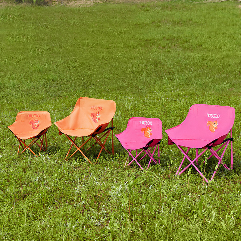 Moon Chair gyerekeknek és szülőknek, kültéri összecsukható szék, Oxford anyag, Mujod márka