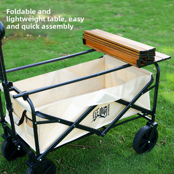 Összecsukható kemping étkezőasztal acélkerettel, tojás tekercs stílusú dizájn, kifinomult kemping stílus