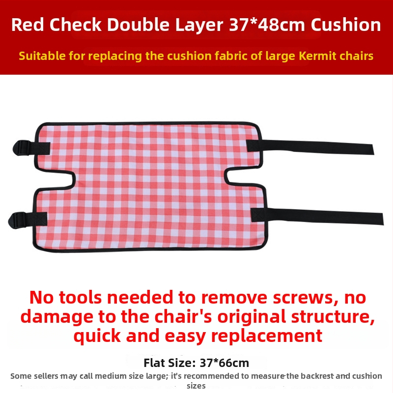 Kemping összecsukható székre cserélhető anyag — poliészter, vastag Oxford anyag, háttámla, összecsukható, alacsony ülőfelület