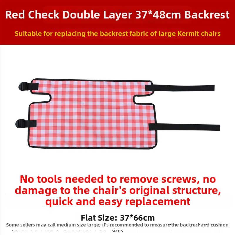 Kemping összecsukható székre cserélhető anyag — poliészter, vastag Oxford anyag, háttámla, összecsukható, alacsony ülőfelület