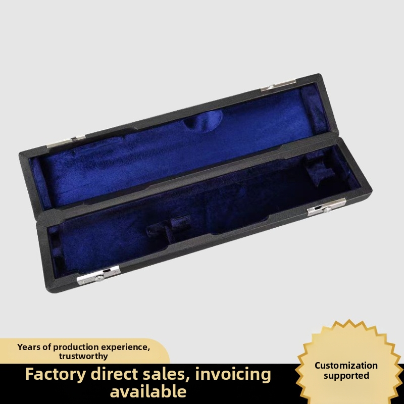 Fuvola szállító tok, bőr, Glenna, kartondobozos csomagolás, fuvolához