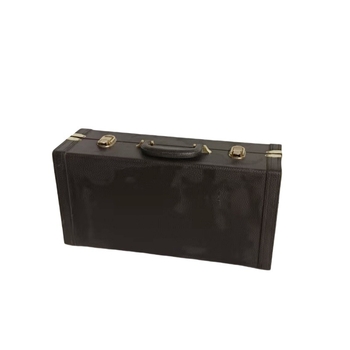 Kutija za saksofon, baršunasta unutrašnjost, dizajn u stilu klavira, dodatak za mosazne instrumente