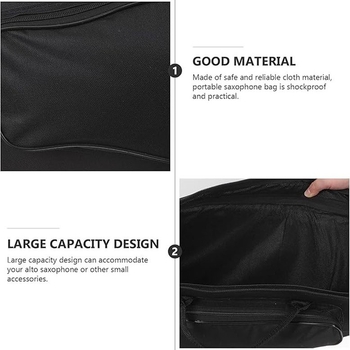 Altó szaxofon tok kettős hordozási lehetőséggel (kézben és hátizsákkal), megerősített ütésálló és vízálló védőtok