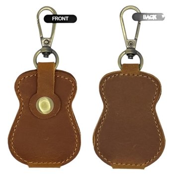 Torba za pohranu gitarističkih pickova — velika kapaciteta, PU materijal, teksturirani završetak, naramenica s zračnim jastukom