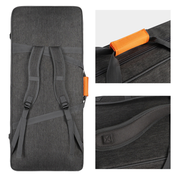 Torba za 61-tipkovnu elektroničku klavijaturu, vanjski Oxford platno, unutarnja poliester, model A-2002, branda jinhcuan