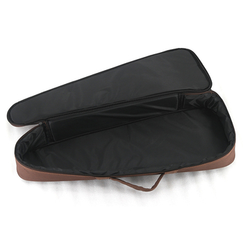 Gitár és ukulele táska vízálló megerősített hátizsákkal, külső Oxford anyag, pamut bélés, modell Ukulele Brown Cotton Thickened Backpack