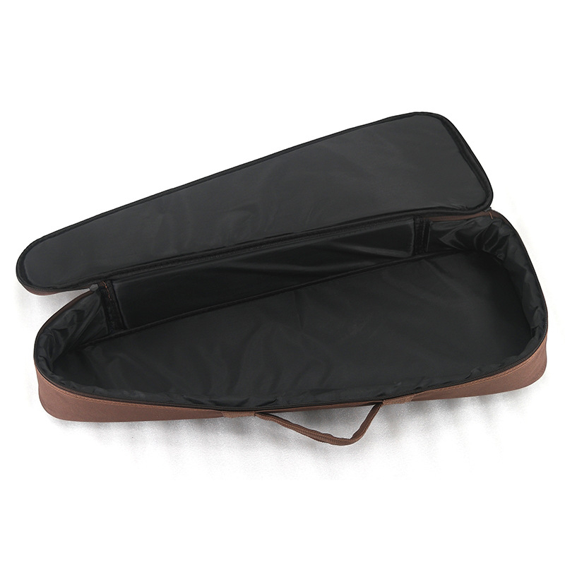 Gitár és ukulele táska vízálló megerősített hátizsákkal, külső Oxford anyag, pamut bélés, modell Ukulele Brown Cotton Thickened Backpack