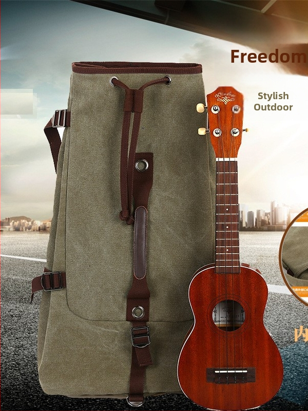 Τσάντα καμβά για μουσικά όργανα για ουκουλέλε και μικρή κιθάρα, unisex, επένδυση πολυεστέρα-βαμβάκι, μονόχρωμη, κυκλοφόρησε φθινόπωρο 2018.