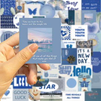 Set de stickere pentru chitară și bagaje – graffiti în stil INS, rezistente la apă, autoadezive, stil nordic, imprimare