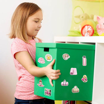 Set de stickere pentru bagaje și chitare – rezistente la apă, imprimare DIY, stil Nordic