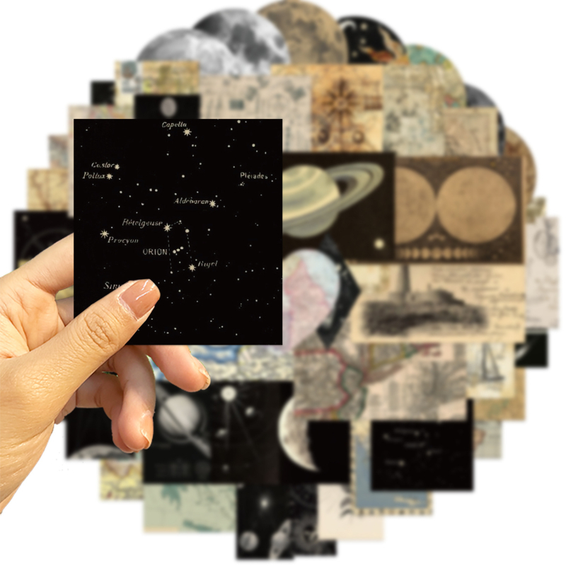 Pick-up Stickere graffiti din seria Hărți ale lumii – impermeabile, autoadezive, imprimate, pentru chitară, laptop și bagaje