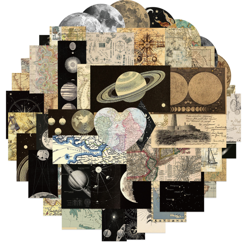 Pick-up Stickere graffiti din seria Hărți ale lumii – impermeabile, autoadezive, imprimate, pentru chitară, laptop și bagaje