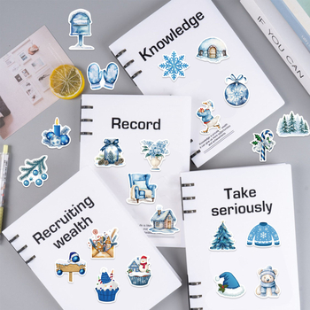 Abțibilduri pentru chitară, carnet și bagaje — 50 abțibilduri graffiti de iarnă, impermeabile (Brand Shi le; Lipire: Da; IP autorizat: Nu; Stil: Drăguț; Confecție: Tipărire)