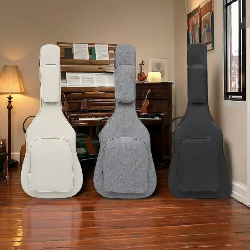 Rucsac pentru chitară cu pernă de bumbac, protecție anti-coliziune și anti-cădere, universal pentru chitare folk și clasice, din Oxford material