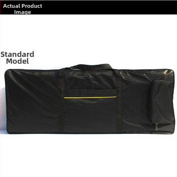 Geantă pentru Tastatură Electronică cu 61 Taste | Material Oxford | Căptușeală groasă și Umplutură de Bumbac | Bretele Duble de Umeri | Imprimare Logo