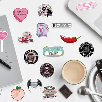 Sticker adeziv pentru bagaje și chitară – Shi Le, autoadeziv, personalizabil, model graffiti și desene animate