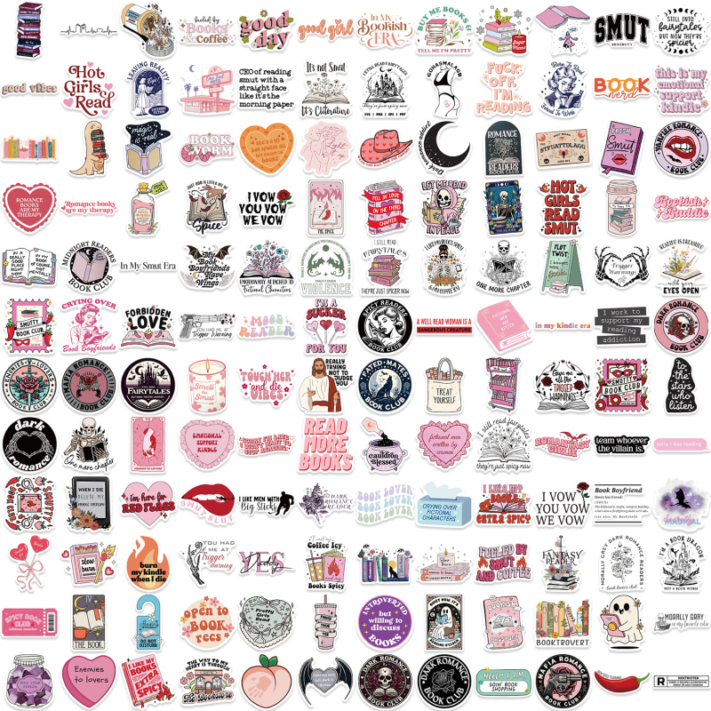 Sticker adeziv pentru bagaje și chitară – Shi Le, autoadeziv, personalizabil, model graffiti și desene animate