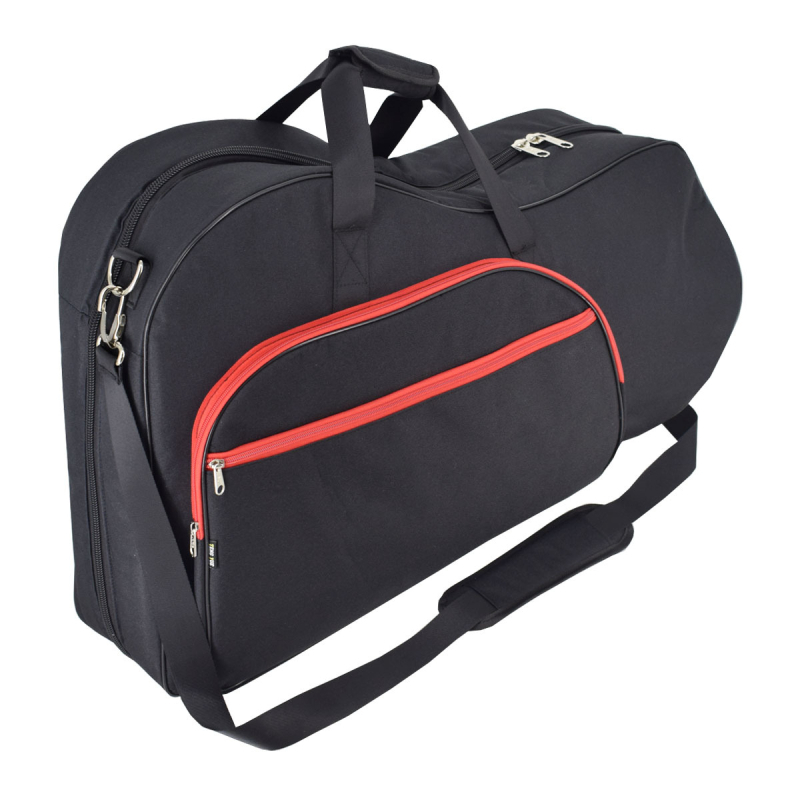 Geantă pentru instrumente muzicale, corn francez, model 1578-1, material lână-PVC, funcție depozitare, stil modern minimalist, origine Shaoguan