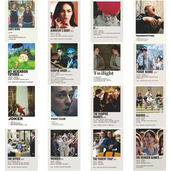 Pachet de autocolante: 60 de autocolante și afișe din anime, seriale TV și filme | Material PVC, Stil desen animat, Tipărire, pentru bagaje, chitare, telefoane, caiete