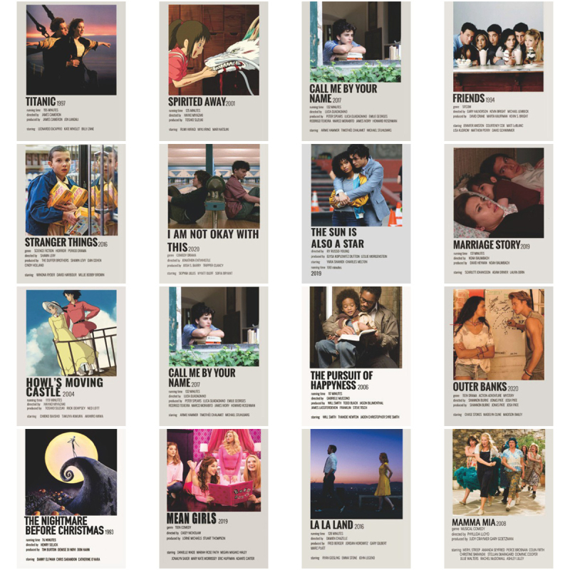 Pachet de autocolante: 60 de autocolante și afișe din anime, seriale TV și filme | Material PVC, Stil desen animat, Tipărire, pentru bagaje, chitare, telefoane, caiete