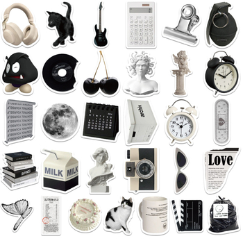 Autocolante Tu Yu – stil nordic, imprimate, autoadezive