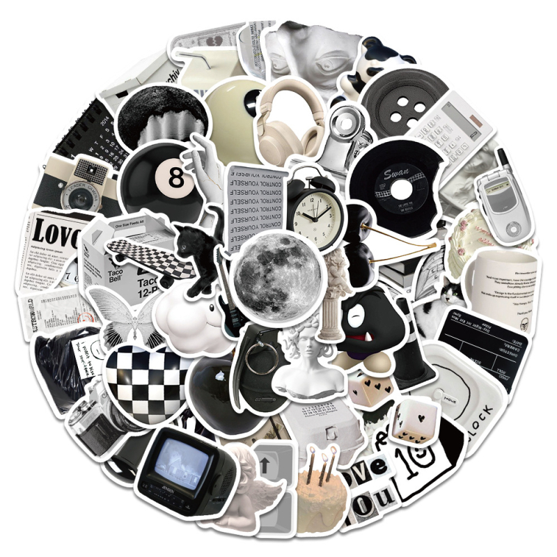 Autocolante Tu Yu – stil nordic, imprimate, autoadezive