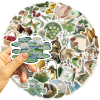 Abțibilduri - stil graffiti retro american pastoral, decorative pentru chitară, caiet și bagaj; brand Shi le; gata pentru lipire; imprimare