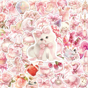 PVC set naljepnica s crtanom temom za gitaru, bilježnicu i prtljagu – naljepnice s otiskom, mogućnost tiska logotipa