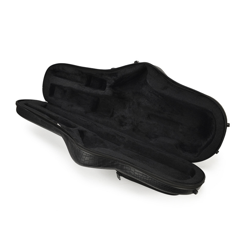 Torba za tenorski saxofon — otporna na udarce, lagana PU ovojnica, dvostruko nošenje, podstava od poliestera i flanele