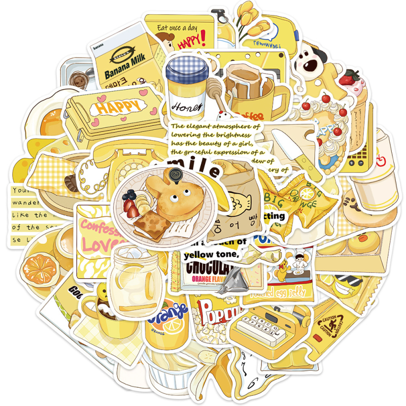 Listovi naljepnica s grafiti dizajnom za gitaru, bilježnicu i prtljagu – ljepilo naljepnica, Pick-up brand, sladak stil, ispis