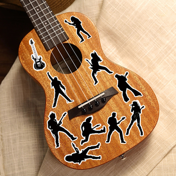 Set naljepnica za prtljagu i gitare, 50 listova, grafiti rock benda, vodootporan PVC, puni izrez, crtani stil