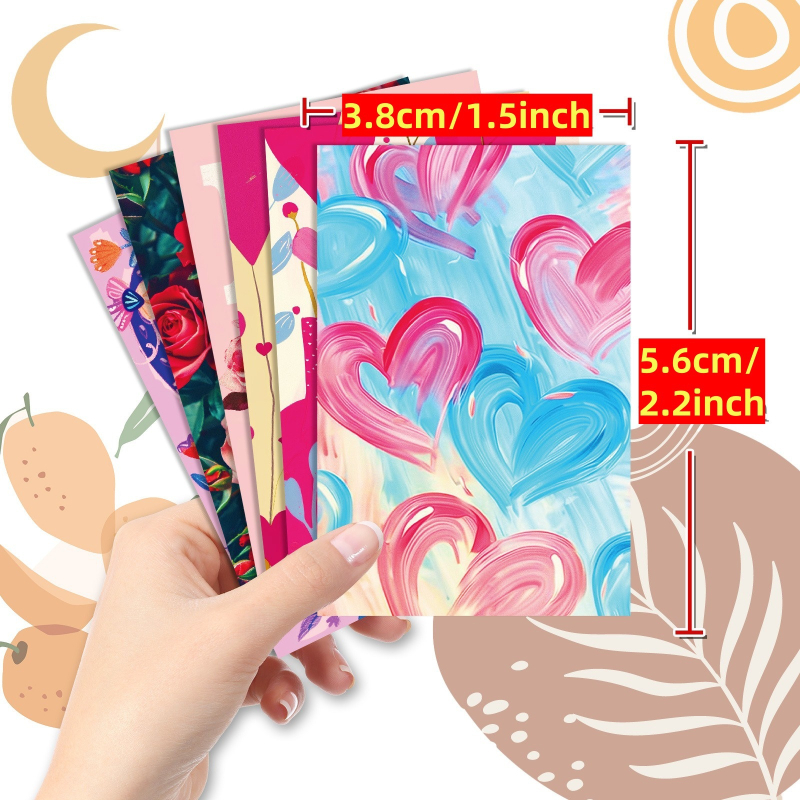 Valentinovo graffiti naljepnice – 50 komada za telefone, prijenosna računala, bilježnice, skejtbordove, hladnjake, kufere, električna vozila i gitare • sladak stil • tiskano