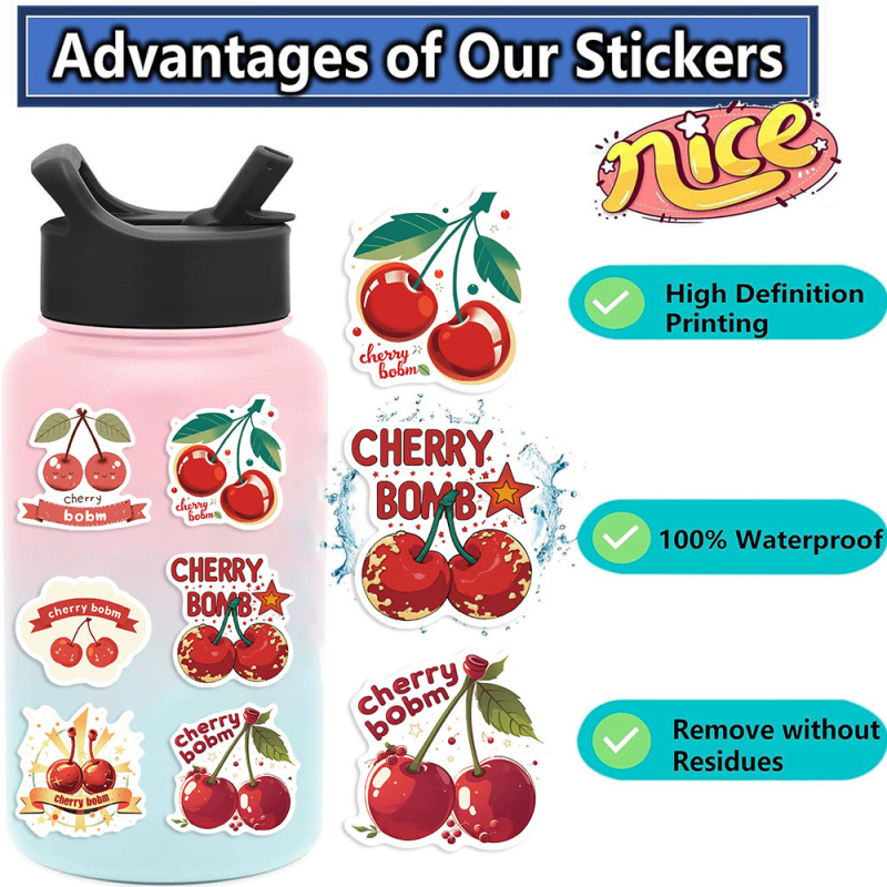 Set naljepnica, 50 komada, graffiti dizajn za gitare, bilježnice i prtljagu, vodootporne, samoljepljive, tiskane