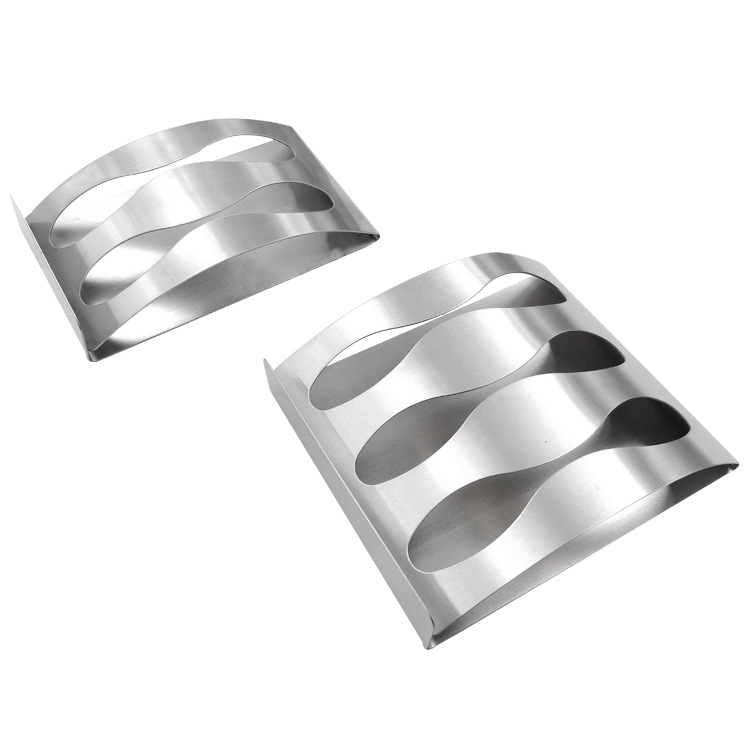 Držač četkica za zube, od nehrđajućeg čelika, s ljepljivim montažom i tri otvora