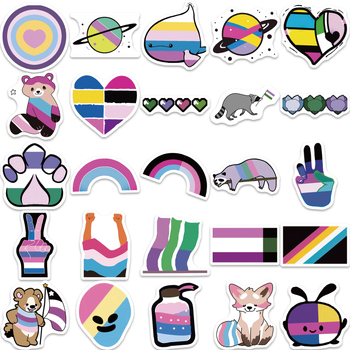 Set grafičkih naljepnica (50 kom.) za gitaru, bilježnicu, prtljagu — Ljepljivo: Da; Marka: Pick-up; IP: Ne; Stil: Slatko; Tehnika: Tisak