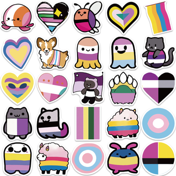 Set grafičkih naljepnica (50 kom.) za gitaru, bilježnicu, prtljagu — Ljepljivo: Da; Marka: Pick-up; IP: Ne; Stil: Slatko; Tehnika: Tisak