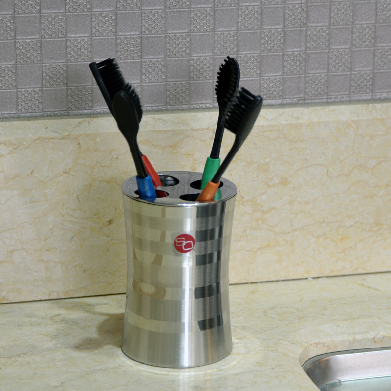 SO držač četkice za zube, 304 nehrđajući čelik, za putovanja i hotele, pričvršćivanje drugim metodama