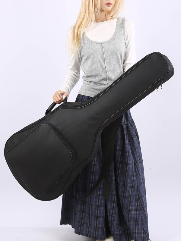 Torba za gitaru, Oxford platno, vodootporna, 10 mm jastučić, dvostruke naramenice