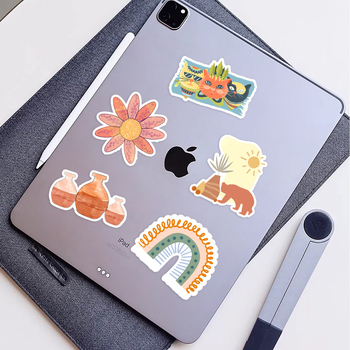 Manqian naljepnica s grafiti šarenim crtanim uzorkom, prilagodljivo na zahtjev, izrada naljepnica i tiska