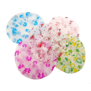 Jednokratna PE vodootporna kapa za kupanje za odrasle – crtani stil njege kose (20 g)